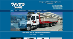 Desktop Screenshot of davestowingservice.net